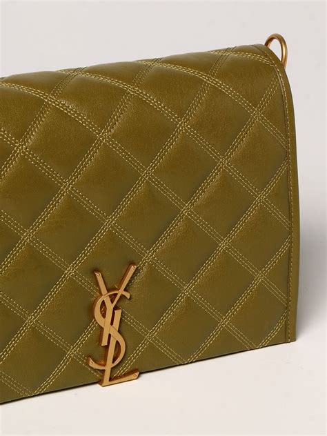 yves saint laurent silhouette green|Saint Laurent Green Handbags for Women .